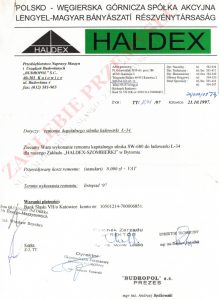 HALDEX Polsko-Węgierska Górnicza Spółka Akcyjna